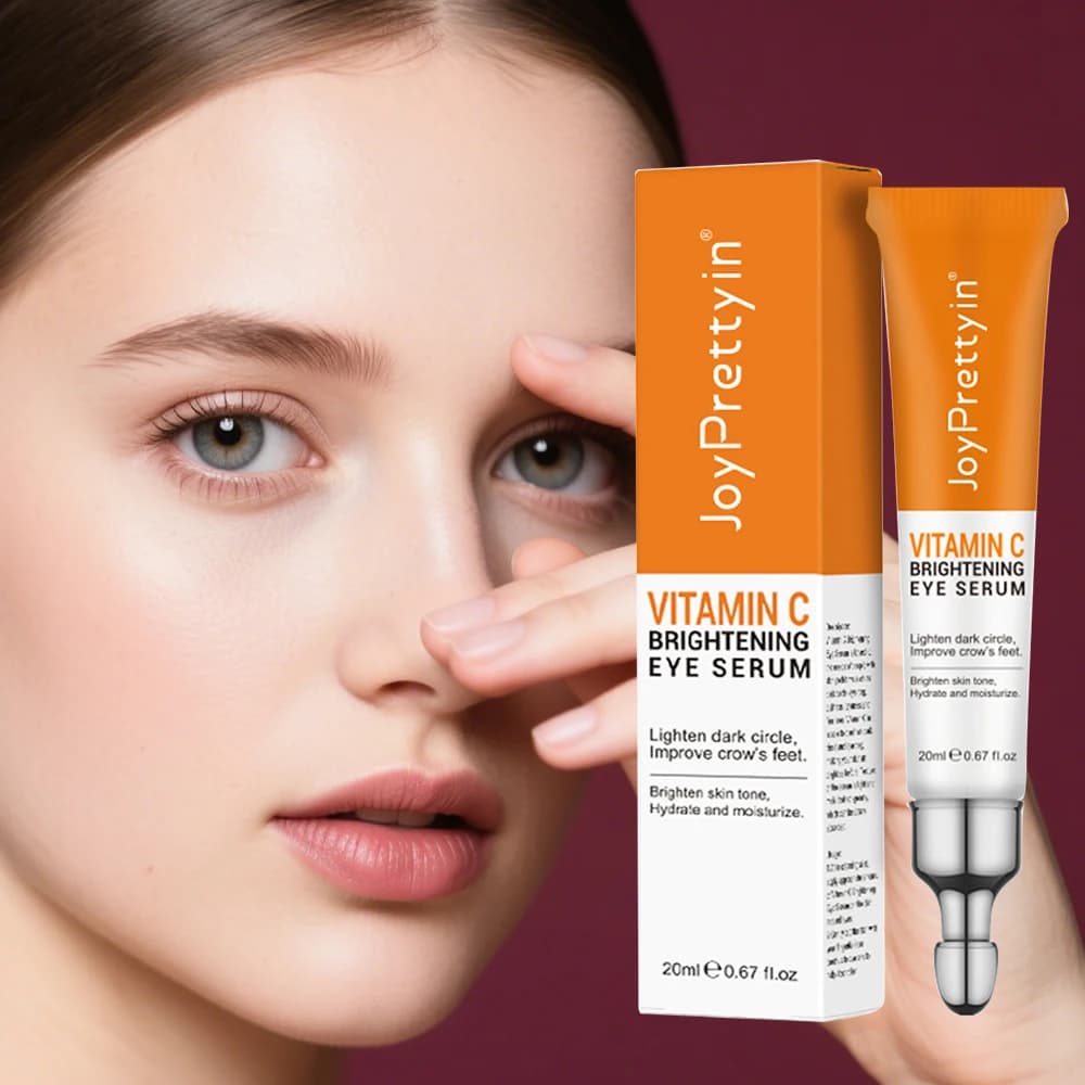 Illuminating Serum for Eyes at Vitamin C 20ml, Hydrating Treatment and Scratching for Eye Contour, Delicate Care for Eyes and Subtle Lines