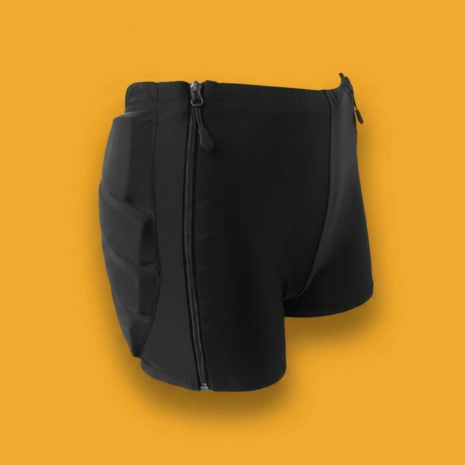Padded Ice Skate Shorts Easy Side Zipper Guard Skating Shorts Shock Absorbing for Kids