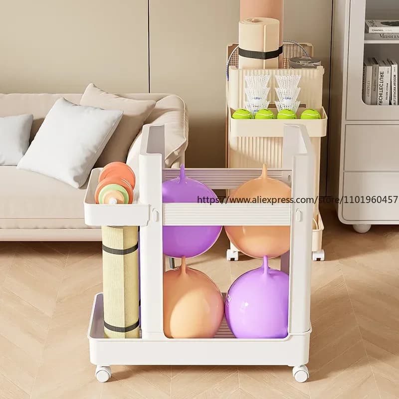 Gym equipment Organizer Trolley support for gym equipment support for sports equipment with lower universal wheel for Kettlebells