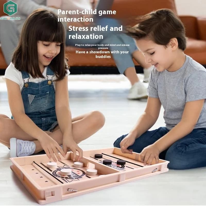 1 Set Veloce Sling Puck Gioco Da Tavolo Giocattoli Matraquilti Vincitore Giochi Da Tavolo Gioco di Hockey Catapulta Scacchi Genitore-figlio Giocattolo Per I Bambini
