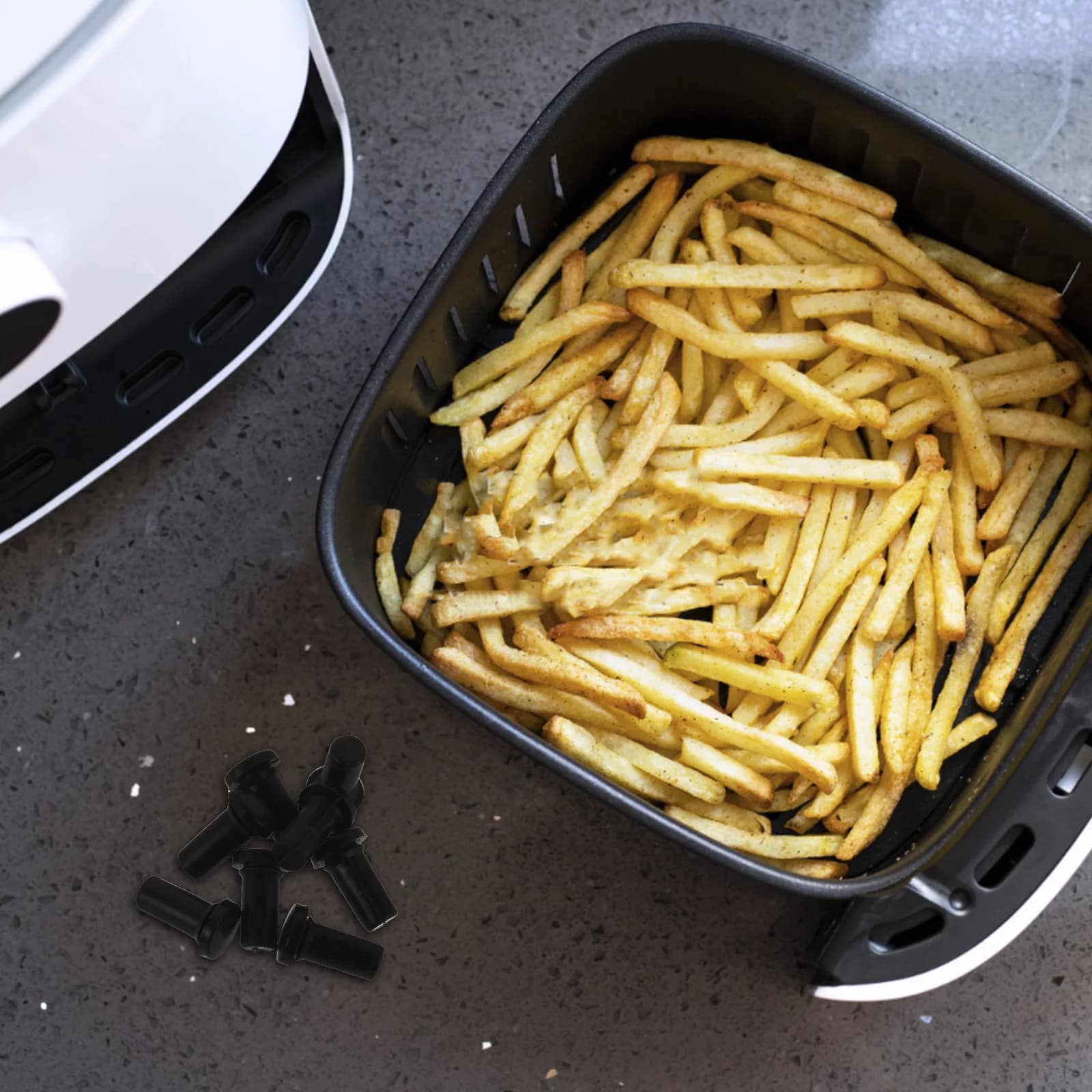 8 Parts Protected Corner Silicone Air Fryer Silicone, Accessories in Rubber Spare Parts for Air Fryer