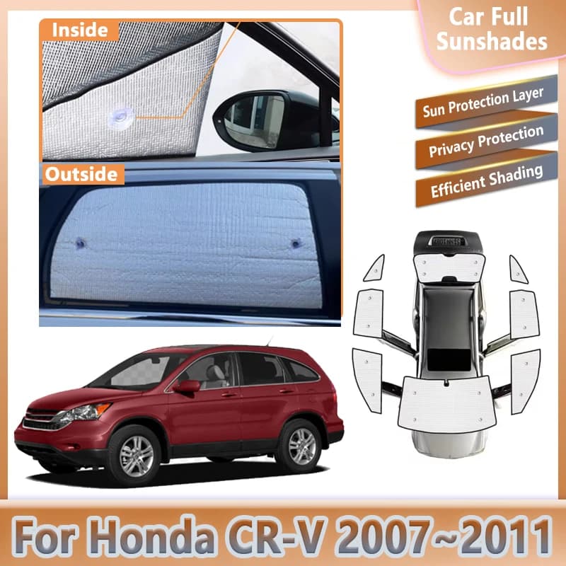 Auto Parasole Completo Per Honda CRV CRV CR-V 2007 ~ 2011 Visiere Parabrezza Tende Solari Copertura Auto Parti Interni Accessori Auto
