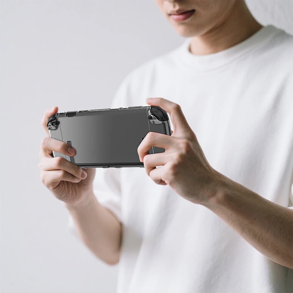 Custodia Protettiva Trasparente in PU per Nintendo Switch 2, Guscio Protettivo Antiurto, Cover Rigida, Accessori per Console di Gioco