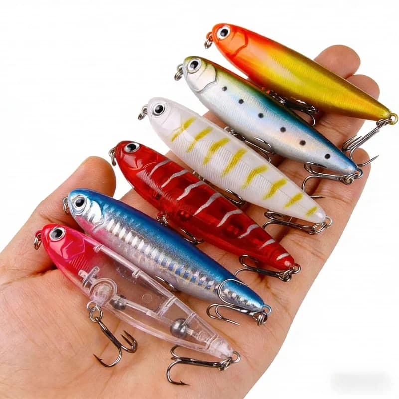 Surface Pencil Lure Bait9CM11.5GBeaded Z-shaped Dog Hard Bait for Freshwater and Saltwater Universal Micro Lure