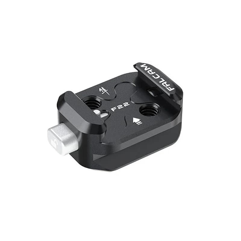 FALCAM F22 Black Color Quick Release Mounting Base with 1/4 Threaded Hole for Multiple Photographic Equipment Tripod F22A4403B