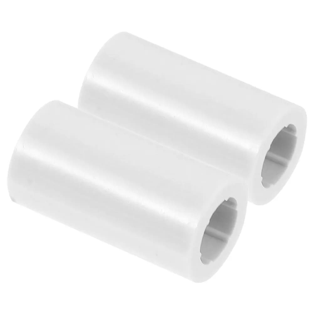 2Pcs Plastic Billiard Cue Ferrules Replacement Tips for Pool Snooker Cues Enhanced Control Accuracy Grip Party Game Fun Family