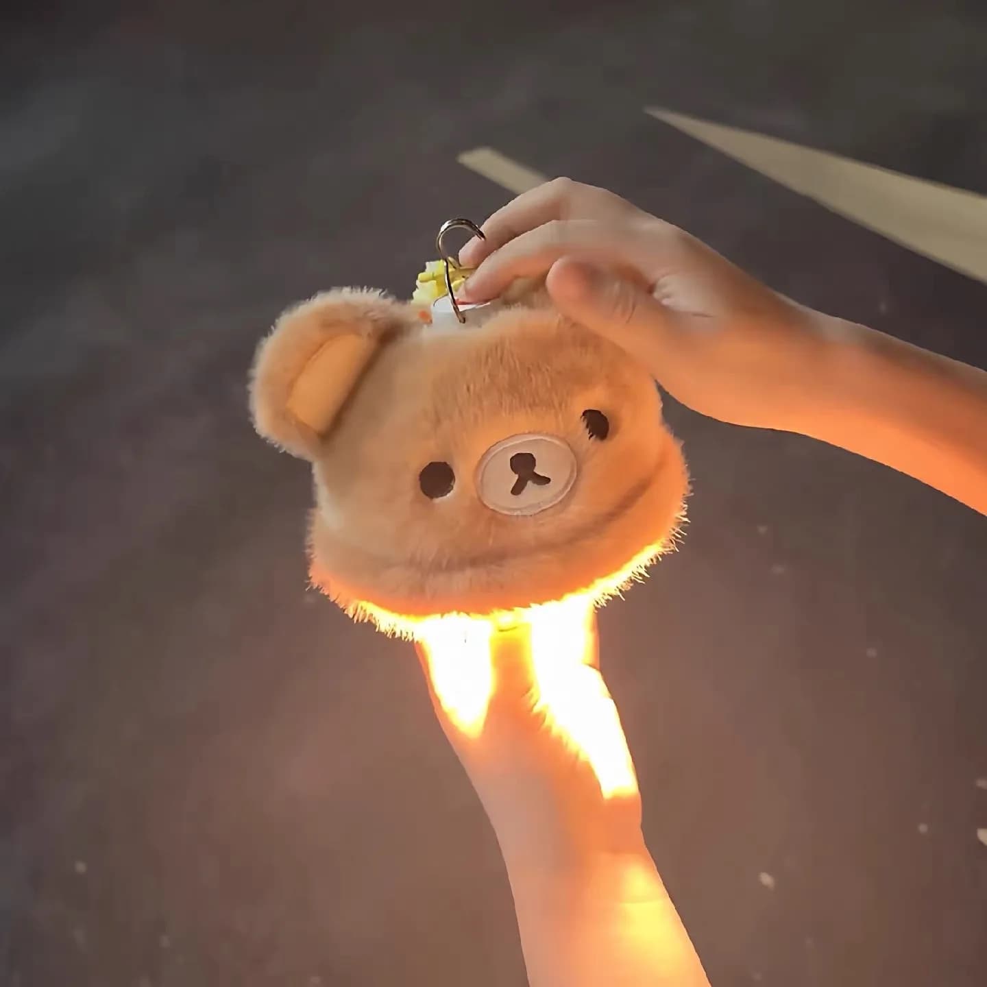 Rilakkuma Night Light Series Dormitory Hanging Bed Light Small Night Light Plush Toy Light Room Decorated Birthday present