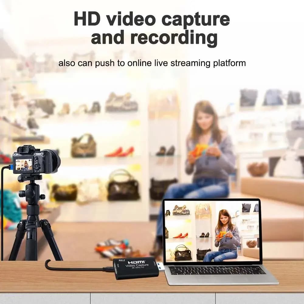 Scheda di acquisizione video USB 3.0 HDMI Yuy2 1080P 60fps Full HD MS2130, Registratore di gioco per laptop e PC, Live Streaming