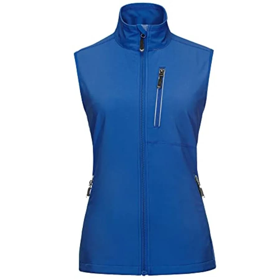 Gilet da Corsa Leggero da Donna 33000Feet con Tasche, Giacca Senza Maniche Antivento per Golf, Escursionismo e Viaggi