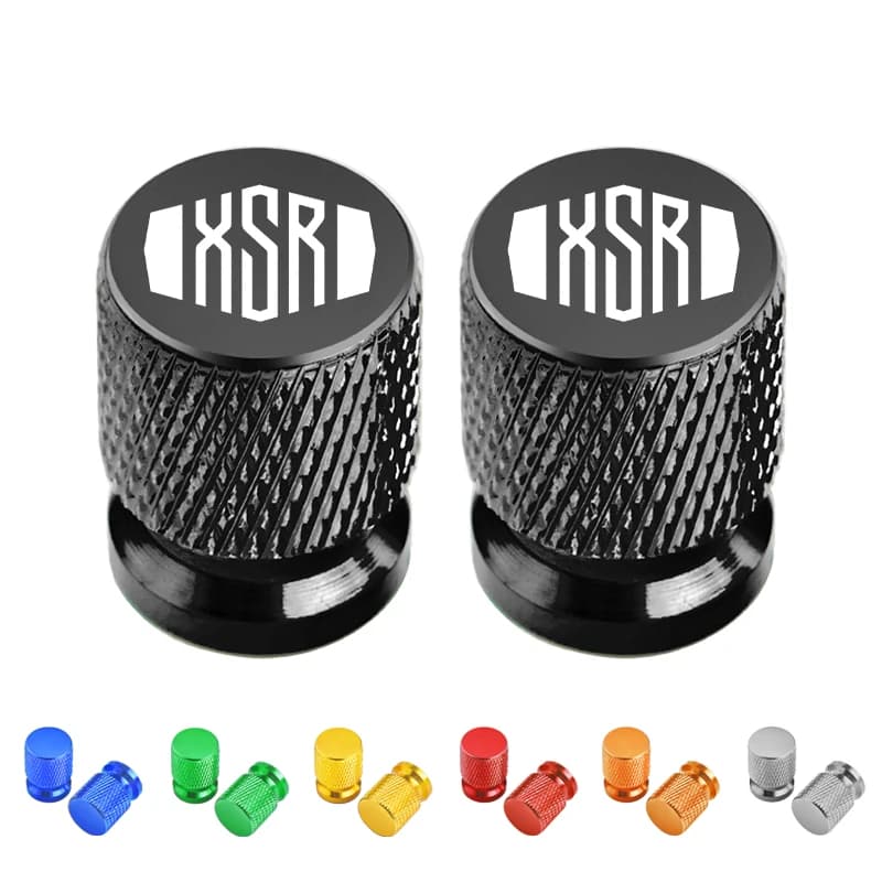 2 Pezzi Accessori Moto, Tappi Coprivalvola in Alluminio CNC per YAMAHA XSR700 XSR 700 XSR900 XSR 900 XSR125 155