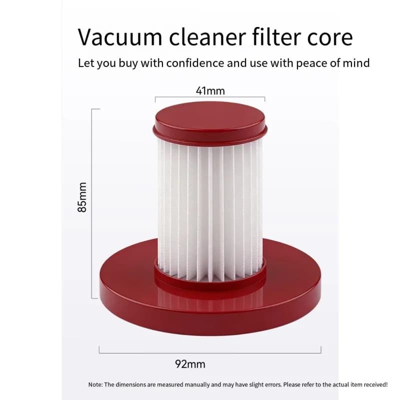 Filtro HEPA di ricambio A07R 8 pezzi per aspirapolvere Deerma DX300 Accessori efficienti per la filtrazione di polvere e allergeni