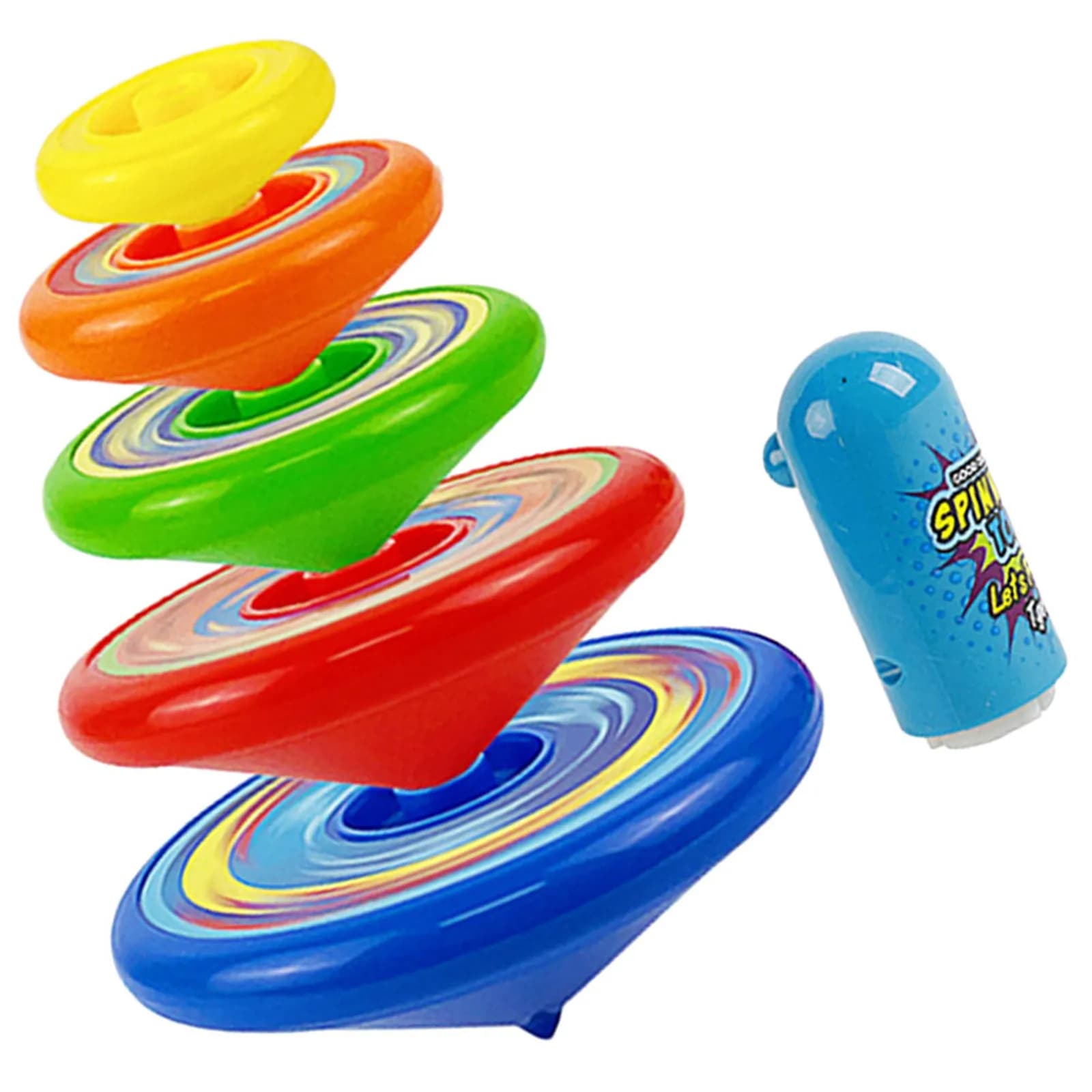 Set di 1 Trottola Girevole per Bambini, Gioco da Tavolo Educativo, Gioco Creativo per il Rapporto Genitore-Figlio, Regalo