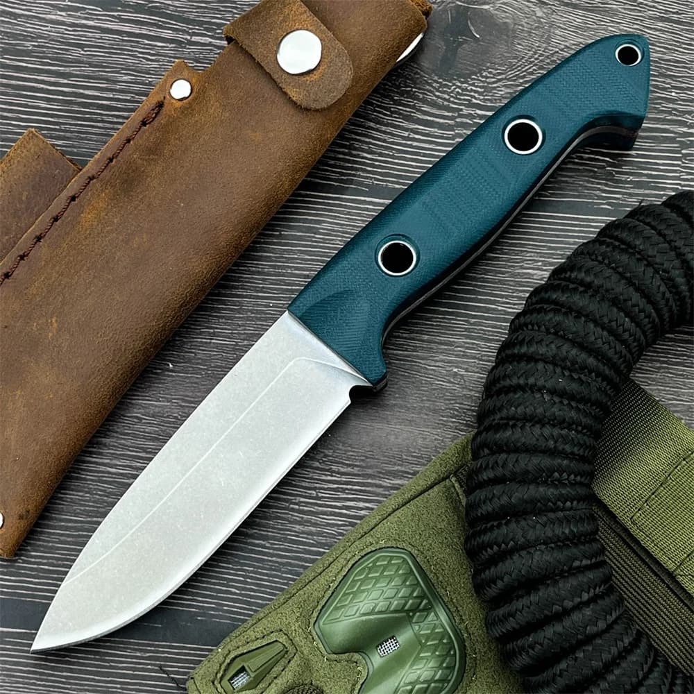 Multifunctional Kitchen Knife BM 162 with High Quality G10 Handle to Cut Meat, Barbecue and Domestic Use