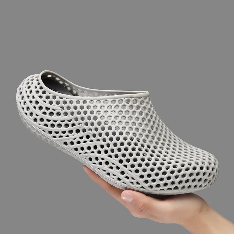 Men's Summer Cave Shoes Fashionable Breathable Hollow Sandals Outdoor Lightweight Non slip Slippers Casual Sports Beach Shoes