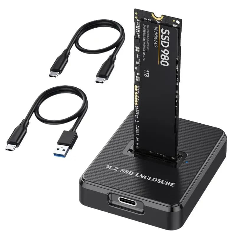HDD Dock SSD Dock Reader 10Gbps USB3.2 Dispositivo di archiviazione SSD Docking Station per PC Laptop Tablet per trasferimento dati e backup