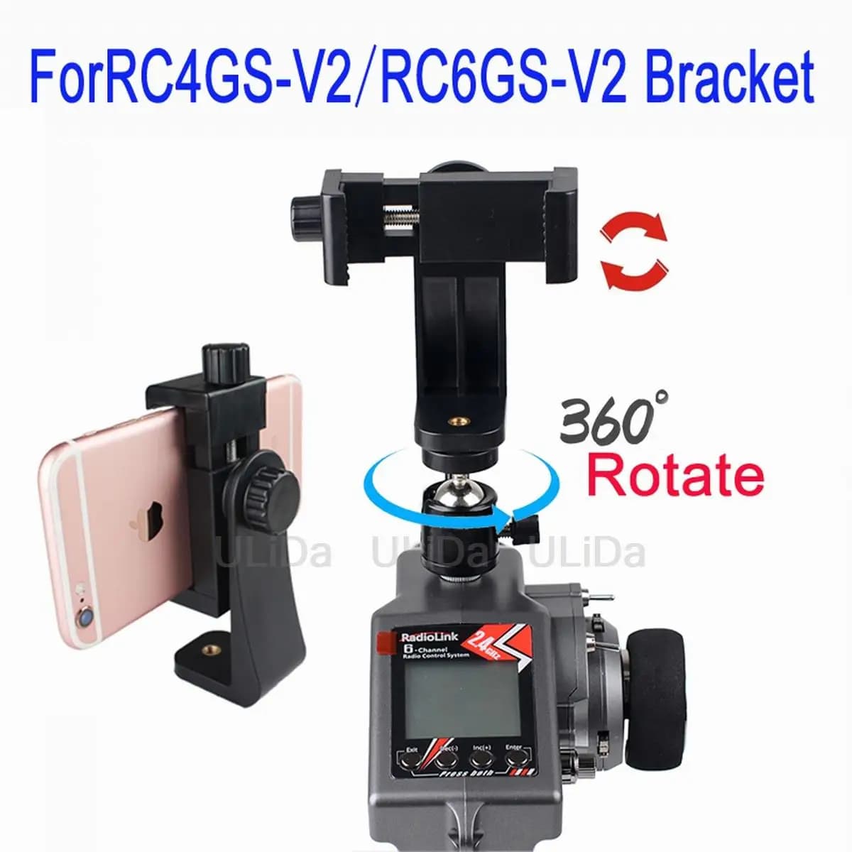 Tablet Monitor Display Support Buckle Phone Brace for Radiolink RC4GS V2 RC6GS V2 Remote Control Transmitter