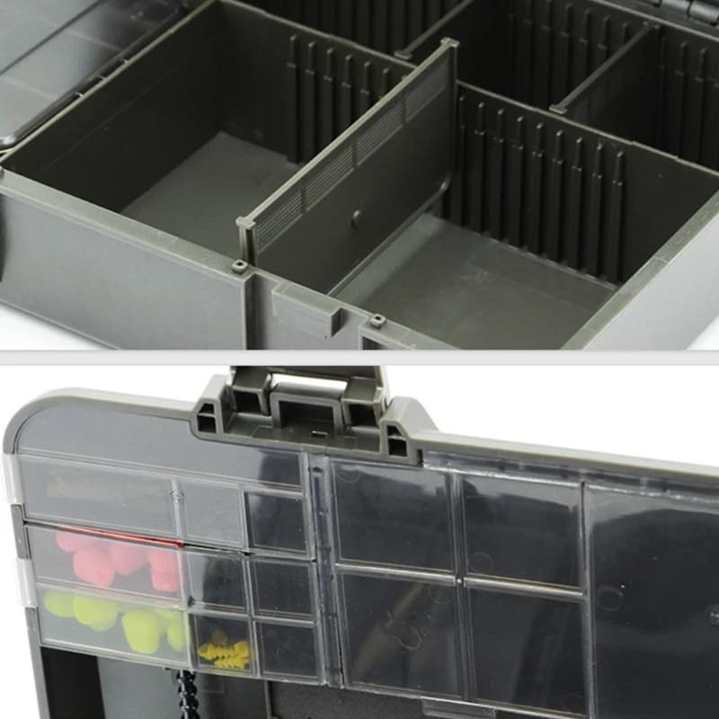 Pesca per pesca Tackle Box Box Compartment Organizzatori del divisore interno Organizzatori piattaforma per pesca Case