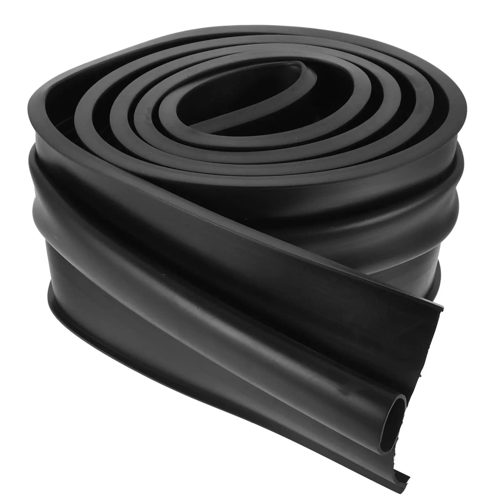 Guarnizione Inferiore in Gomma per Porta del Garage 2M, Striscia Isolante di Ricambio, Antipolvere, Antivento, Isolamento Termico