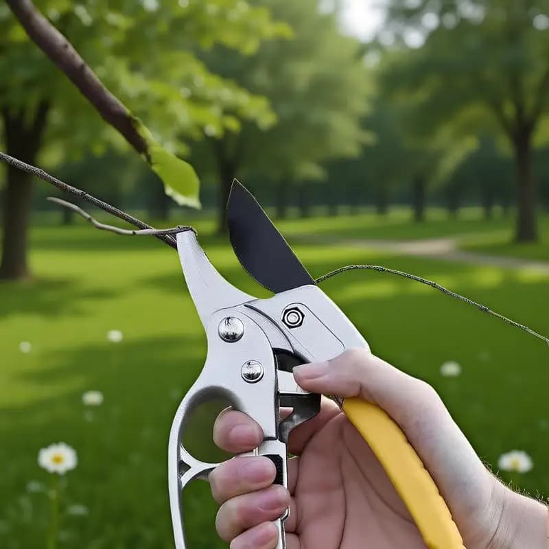 Forbici Professionali da Giardinaggio in Acciaio ad Alto Tenore di Carbonio per Potatura Alberi da Frutto e Piante