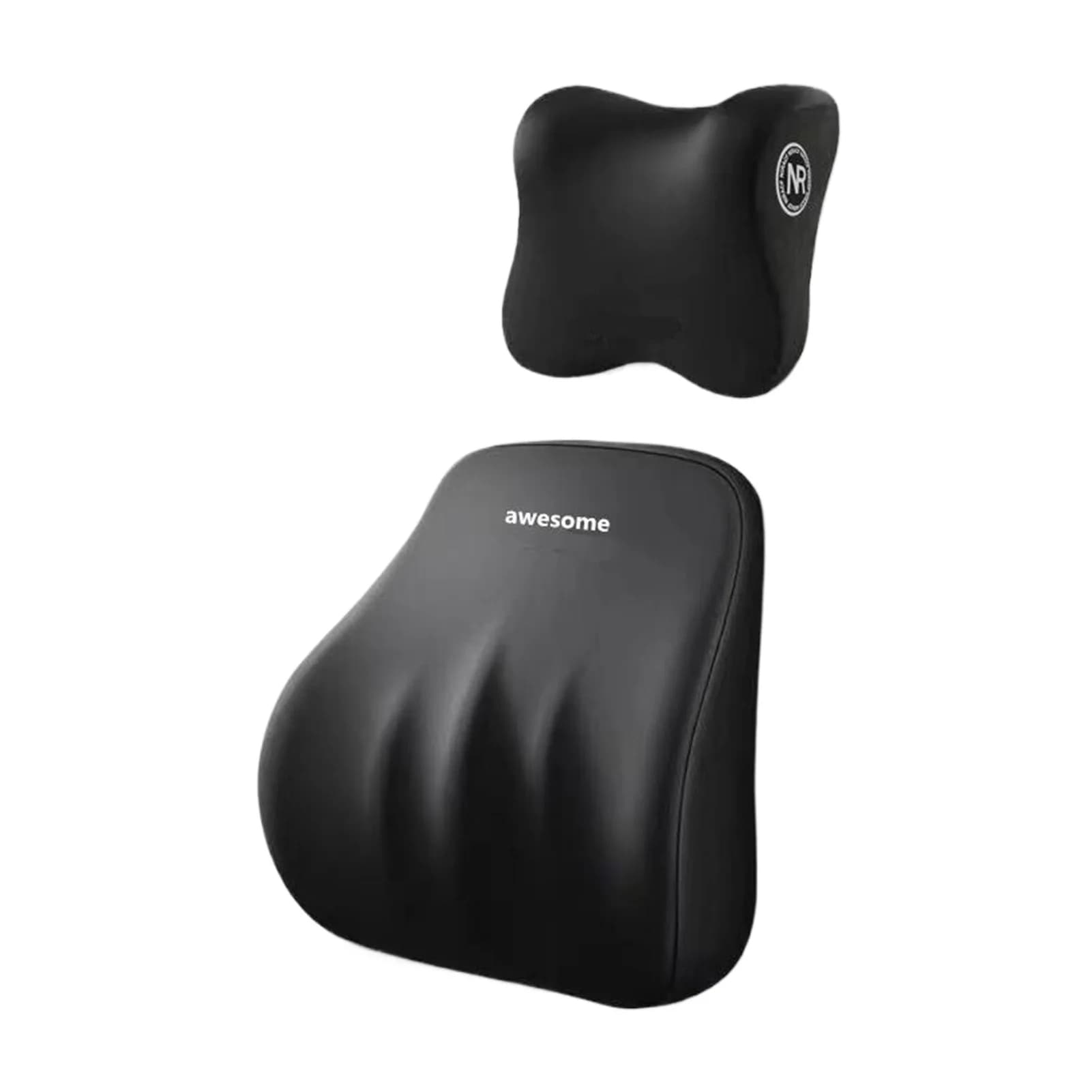 Cuscino di supporto per poggiatesta per auto regolabile Memory Foam Premium Tessuto resistente Poggiatesta per auto Supporto lombare Pendolari quotidiani
