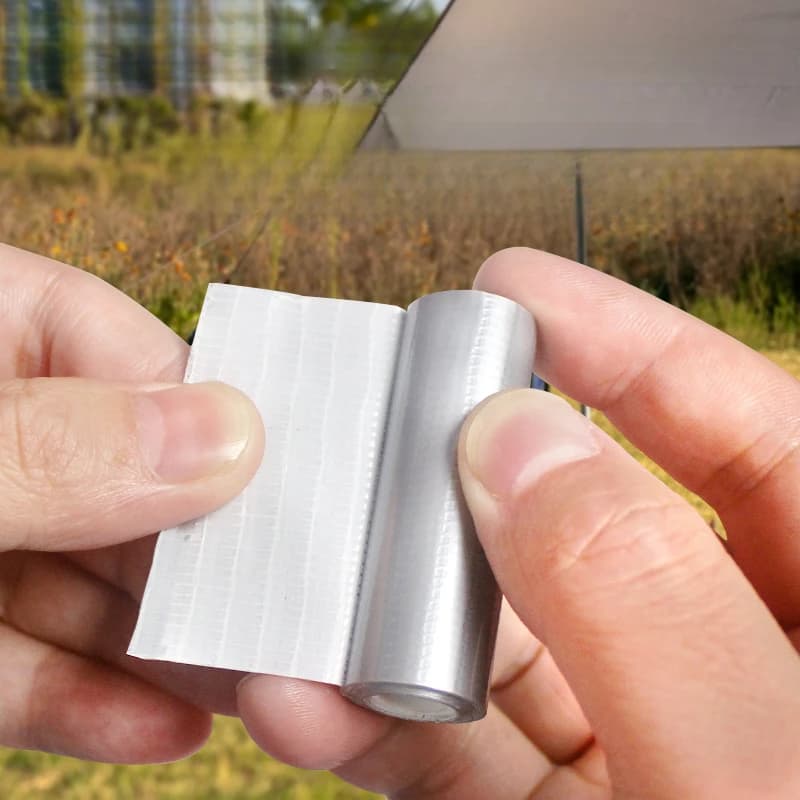 1/2/5 Rolls of High-Adhesion Tear-Resistant Cloth Tape (Easy-Tear Type) - for Outdoor Tent Repair, Single-Sided Waterproof Design, Used for Repairing Tent Holes, Sleeping Bag Repair, Backpack Reinforcement - Perfect for Equipment Maintenance, Easy to Store and Carry, for Home Repairs