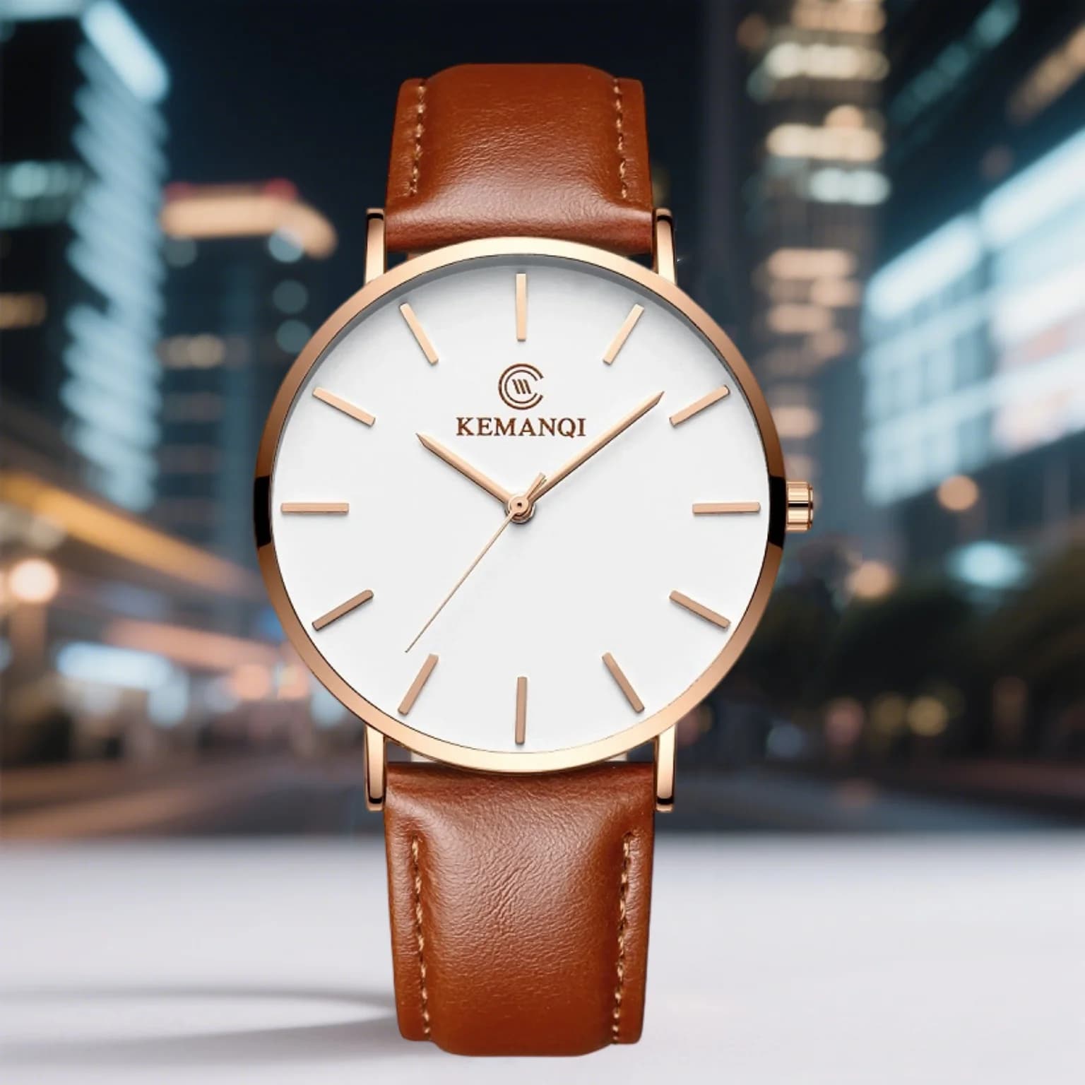 Men's Ultra Thin Fashion Watch of Best Brands Men's Simple Work Quartz Wrist Watch Casual Leather Watch Men's Watch montre homme