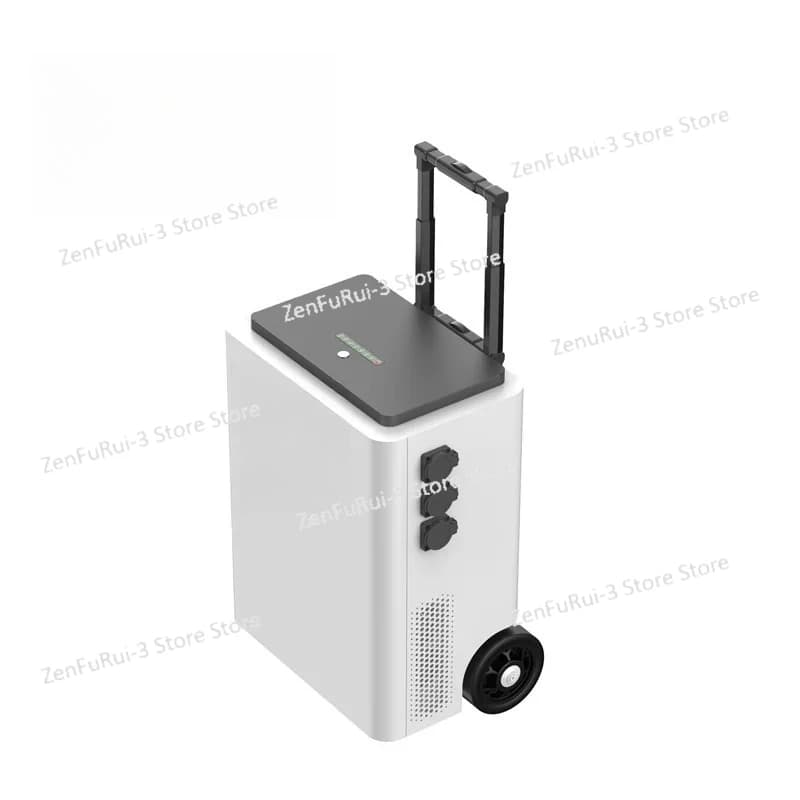Stazione di alimentazione di backup con carica da 5000 W Batteria Lifepo4 Alimentazione del sistema di energia Generatore solare portatile Set di pannelli Stazione di alimentazione 5000 W