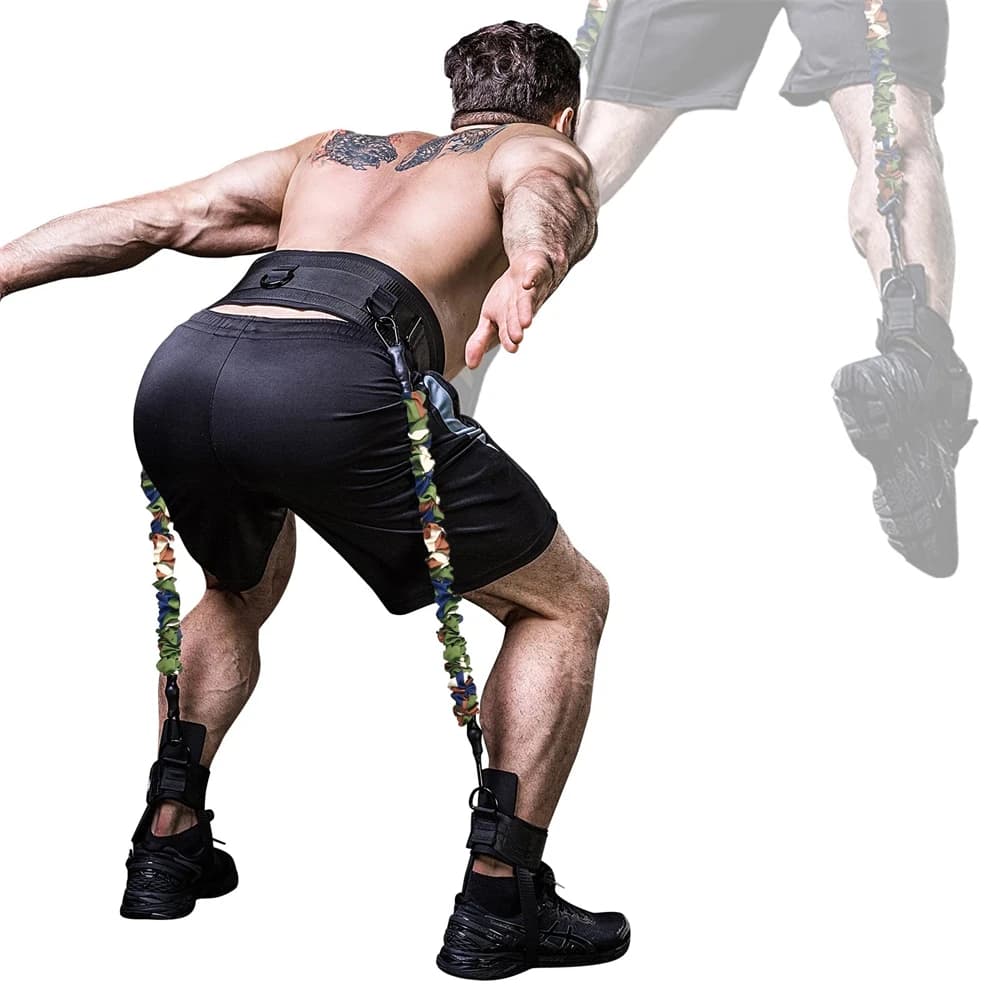 Set di Bande di Resistenza per Allenamento Salto Verticale e Forza delle Gambe, per Basket, Salto Triplo, Calcio e Pallavolo