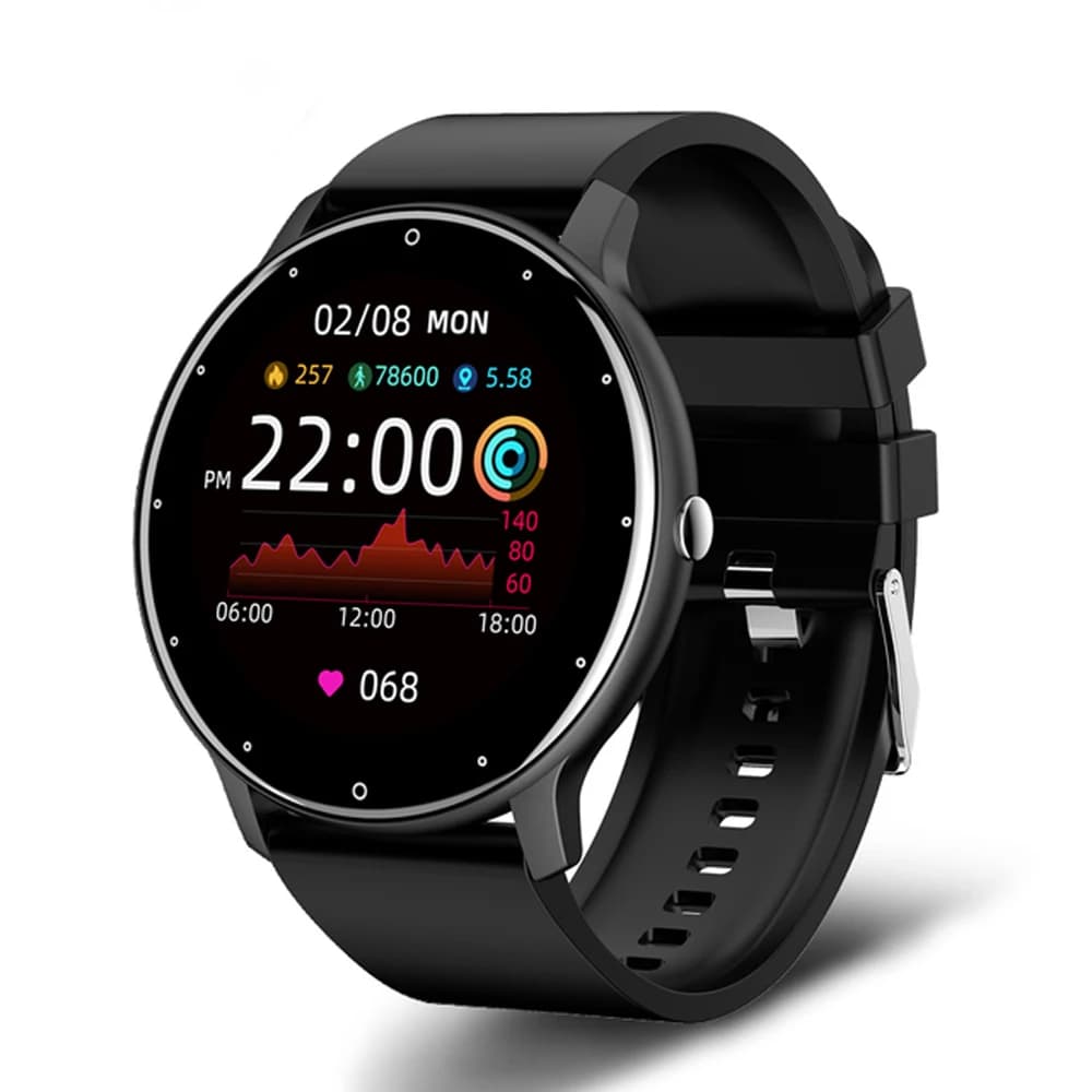 ZL02 Smart Watch Full Touch Screen Sport Fitness Watch IP67 Impermeabile Bluetooth Ricaricabile Smartwatch Regali per uomini e donne