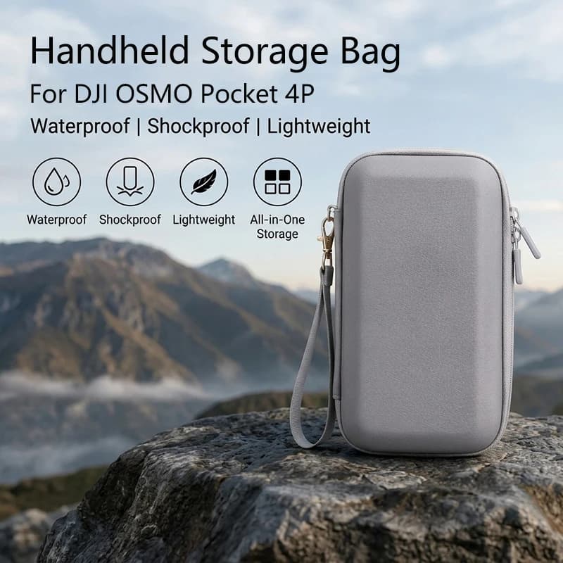 Hard Carrying Case for DJI Osmo Pocket 4P Shockproof Storage Bag Portable Protective Handbag Box Action Camera Accessories
