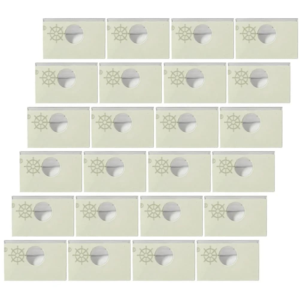 100Pcs PVC Plastic Jewelry Display Cards Earring Display Sign Simple Stylish Design Strong Adhesive Back Jewelry Card Stand
