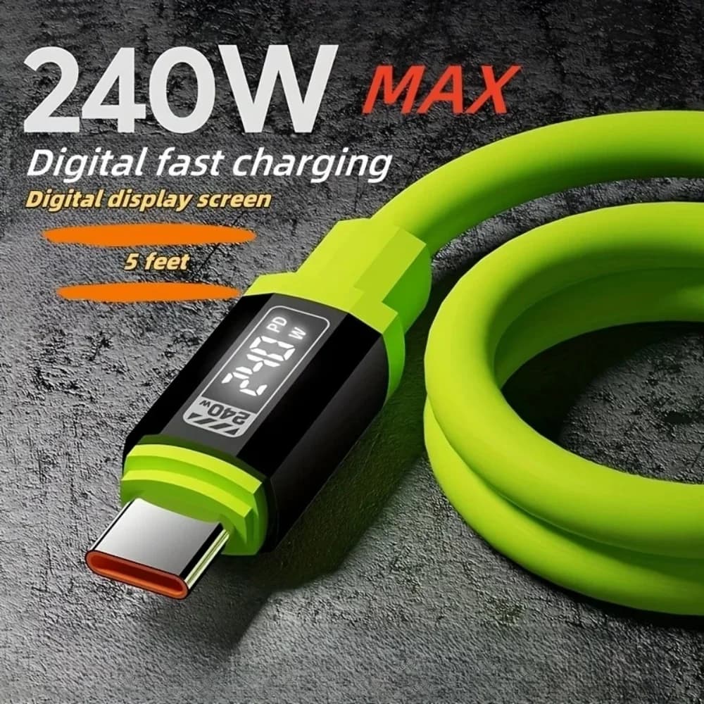 Cavi dati USB da 240W per ricarica rapida, cavo dati da USB a Type-C, cavo Type-C a Type-C resistente per iPhone, Xiaomi, Huawei, Samsung, cavi PD.