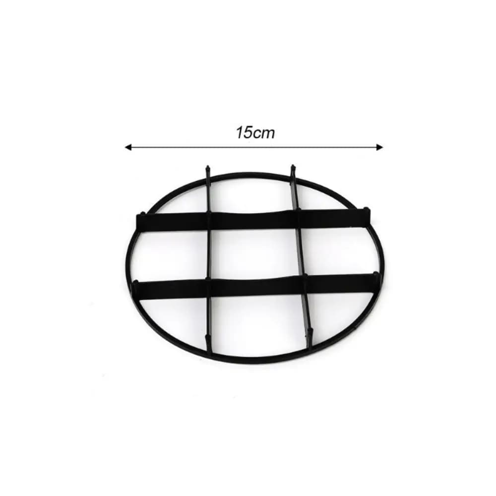 Underwater for plants, support for flower pot, drainage support, reusable and breathable plastic mesh base, anti-puting roots