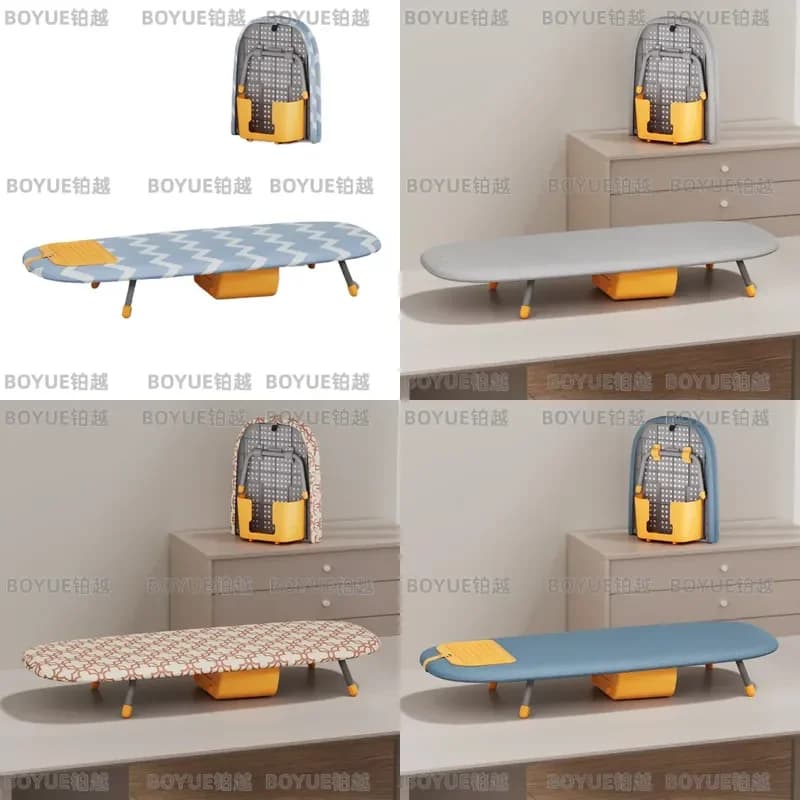 for Desktop Folding Ironing Board Household Professional Clothes Rack with Iron Storage