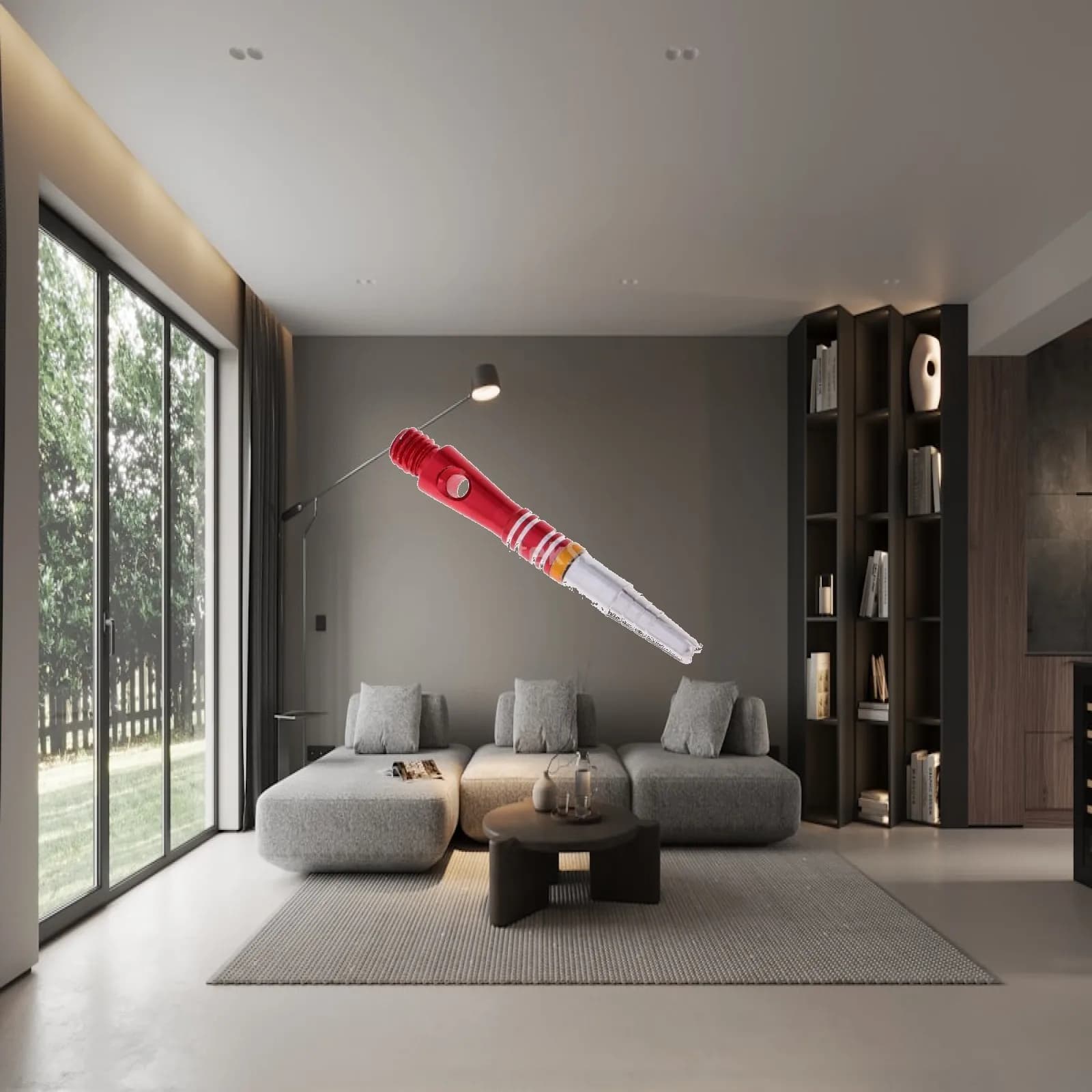 Aluminum Alloy Medium Shaft 360 Rotating 2BA Stem High Strength Replacement for Steel and Tip Plastic Games