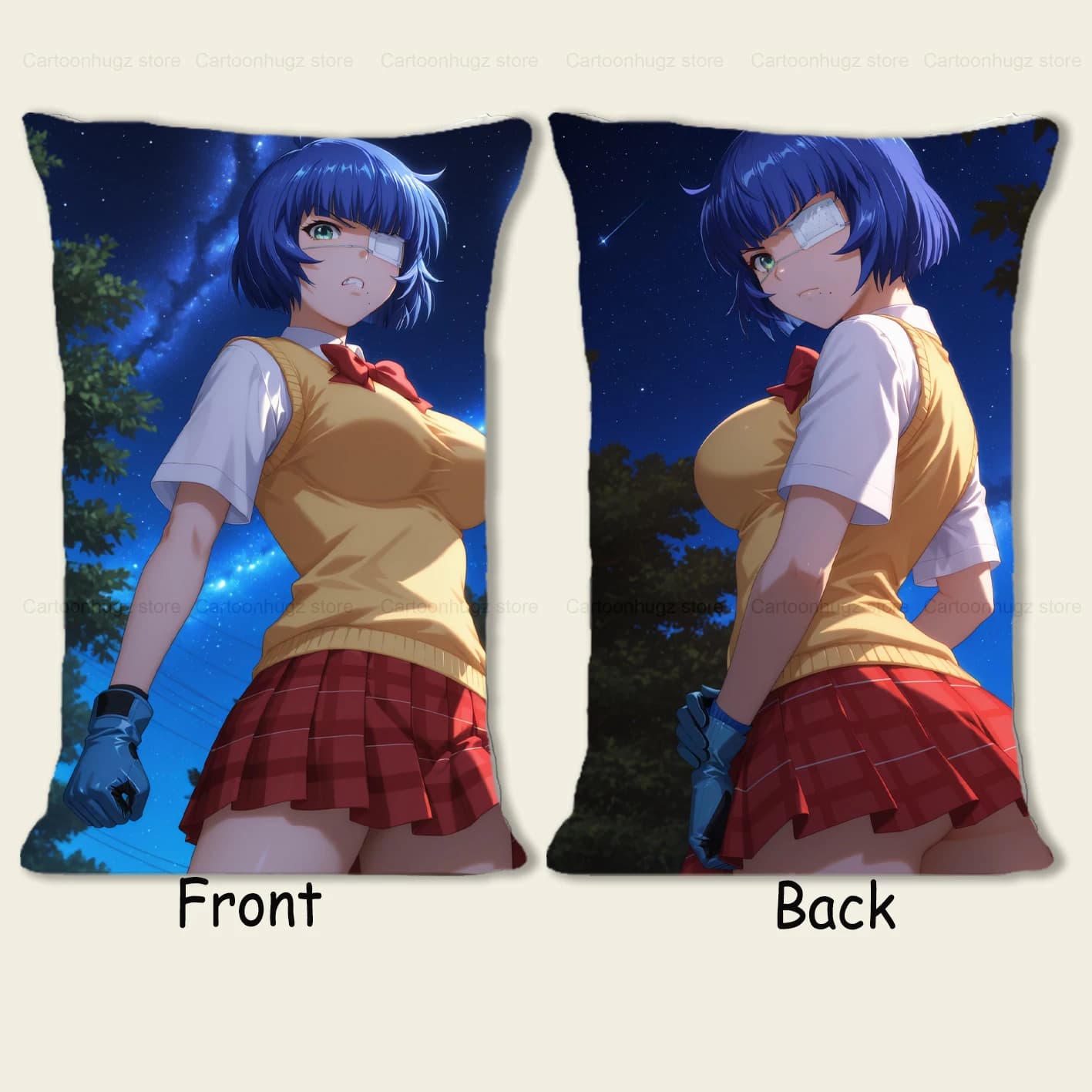R18 + Dakimakura Anime Shimei Ryomou Federa per cuscino Cuscino per divano Stampa fronte-retro Federa per cuscino 40X60 cm