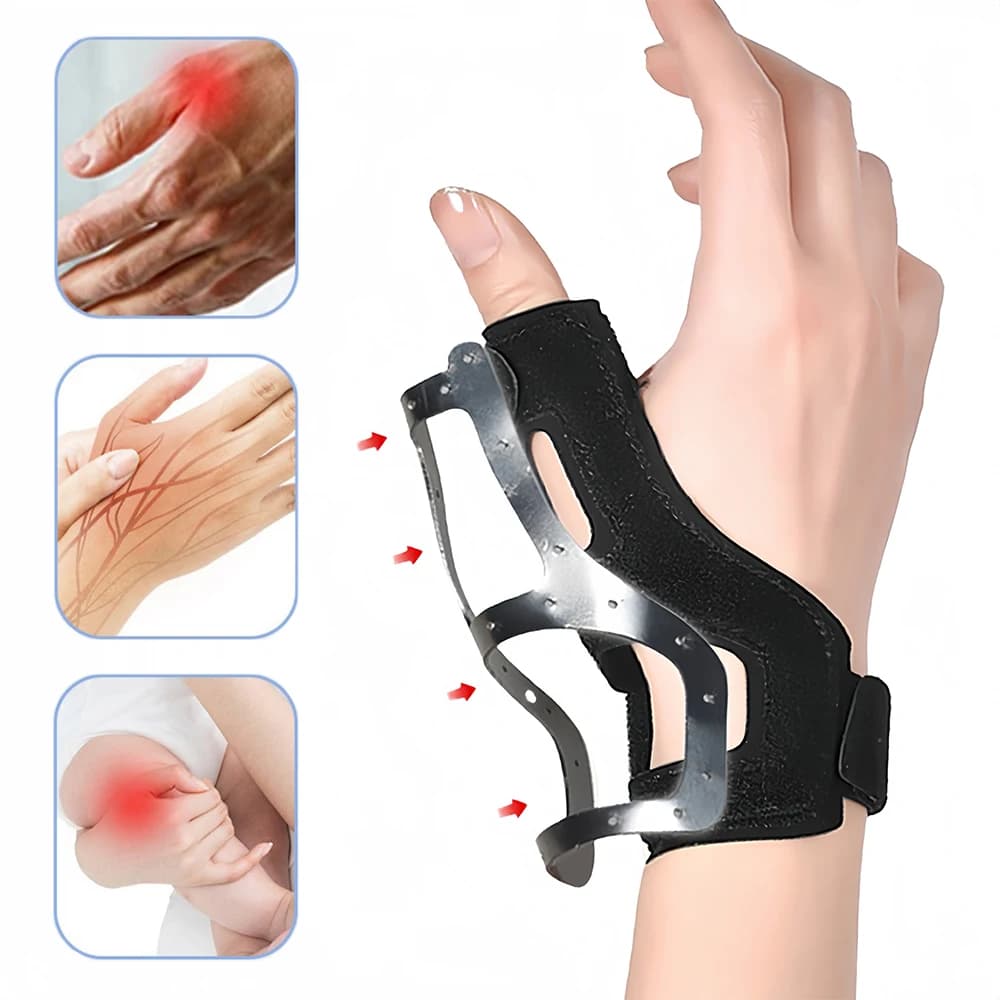 Tutore per pollice Stecca reversibile per polso e pollice Spica per dito trigger, tenosinovite, artrite, tendinite adatta per mano sinistra e destra