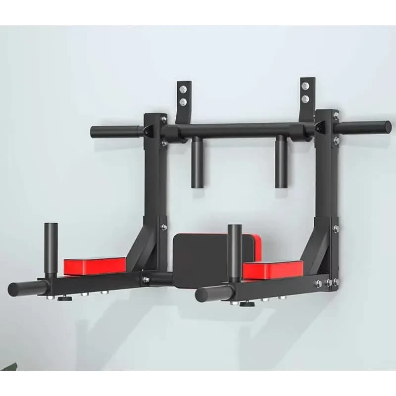 Wall Mounted Pull up bar Dip Station Home Gym Equipment Indoor Fitness bar Pull up and Dip Rack