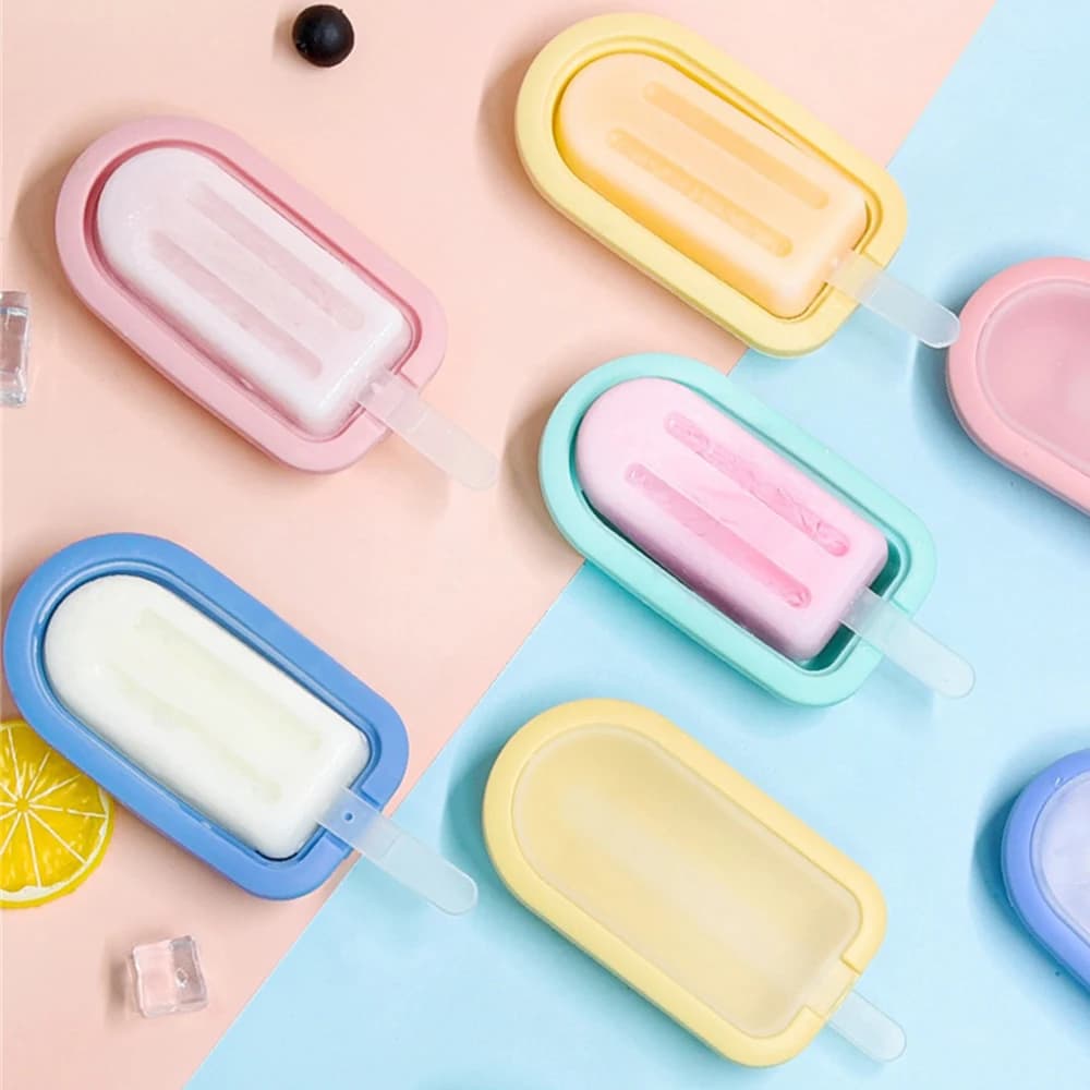 Stampo in Silicone facile da sformare facile da pulire accessori da cucina creativi estivi creatore di scatole per gelato Silicone per uso alimentare