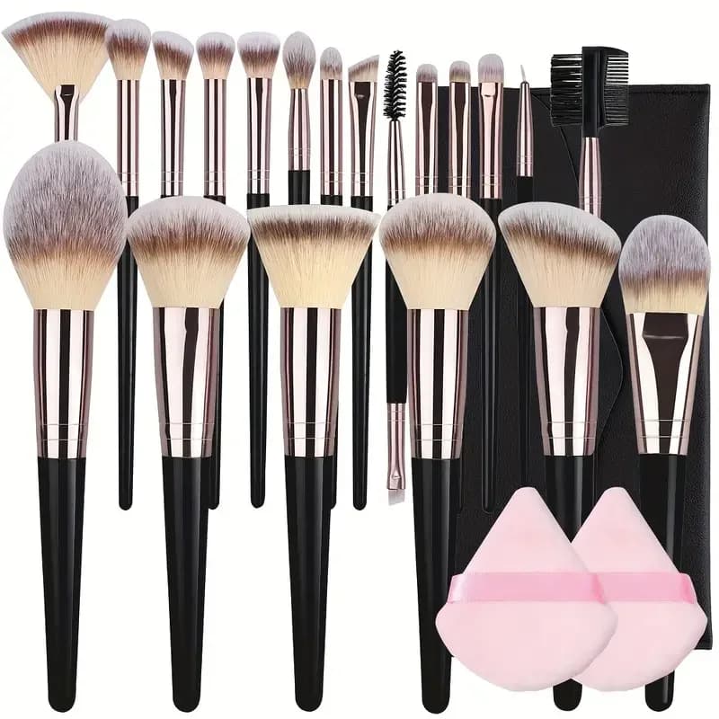 3/20PCS Professional Background Makeup Brushes Blush Embellishment Brush Corrector for Foam Fluffy Women Beauty Tool