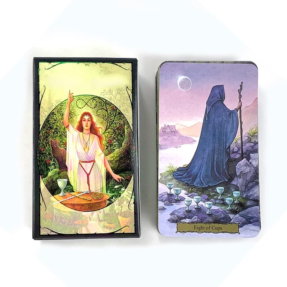 Tarot Cards A 78pcs Deck Oracle English Visions Prediction Divination Edition Borad Games, Holidays Game Family Gathering Games