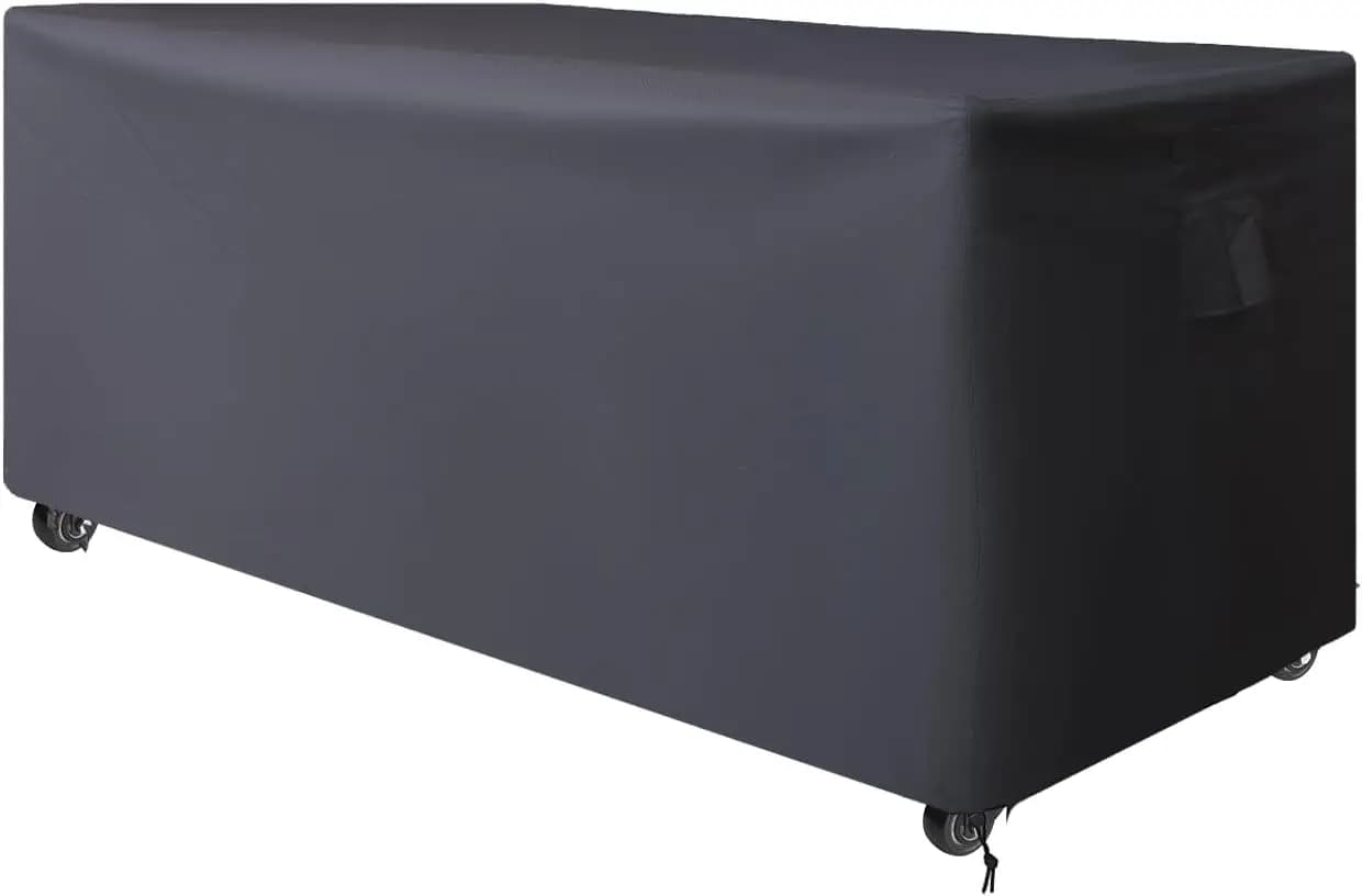 Waterproof Cover for Outdoor Sofa, Black 87" L x 39" P x 36" A - Dull Covers for Sofas
