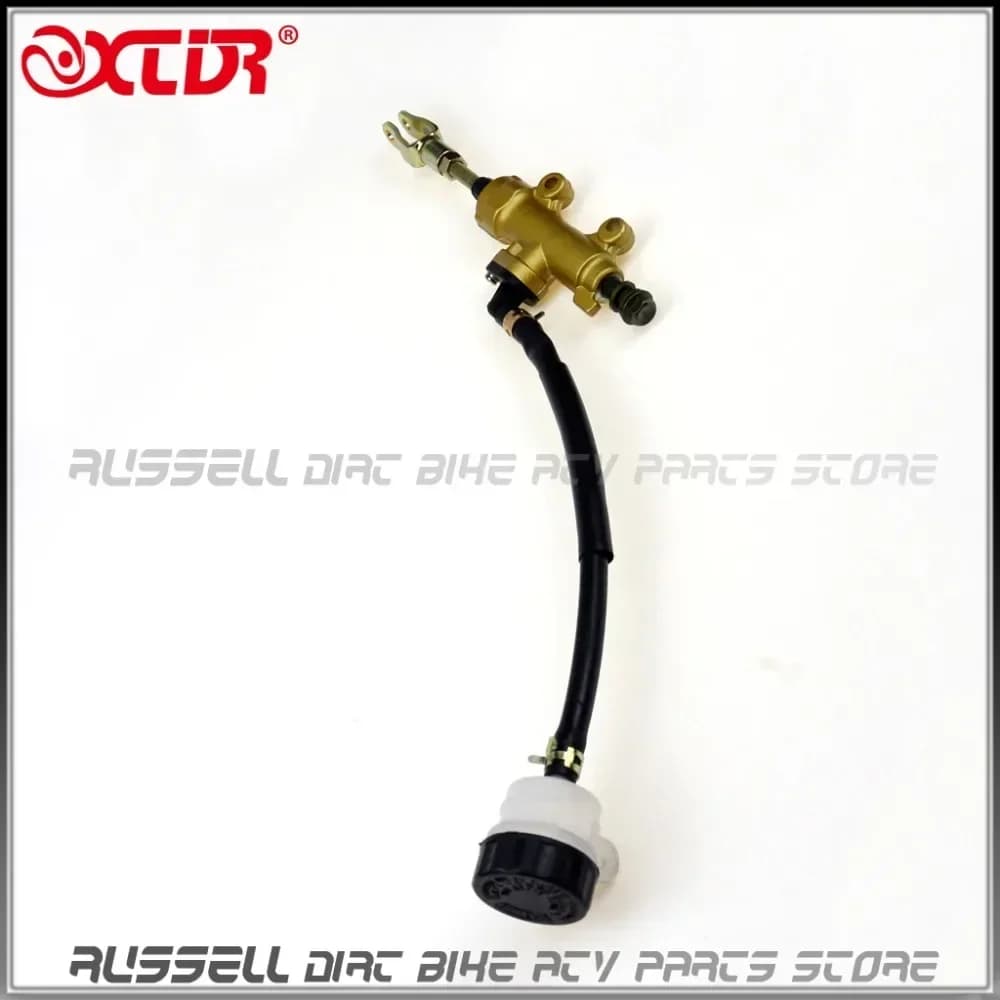 MOTOCICLETTA DIRT QUAD PIT BIKE ATV Freno a pedale posteriore Slave RESERVOIR idraulico Cilindro M10