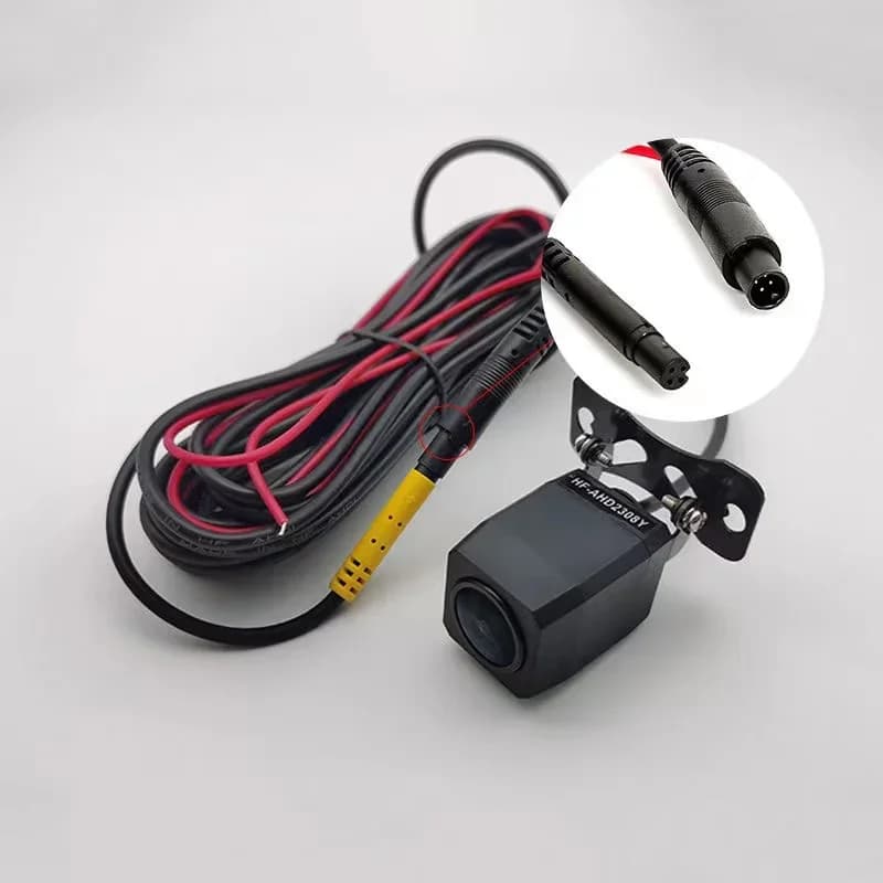 AHD 1080P 4 pin rear camera for mirror dashboard camera for night vision with 2.5 mm plug special for streaming multimedia recorder