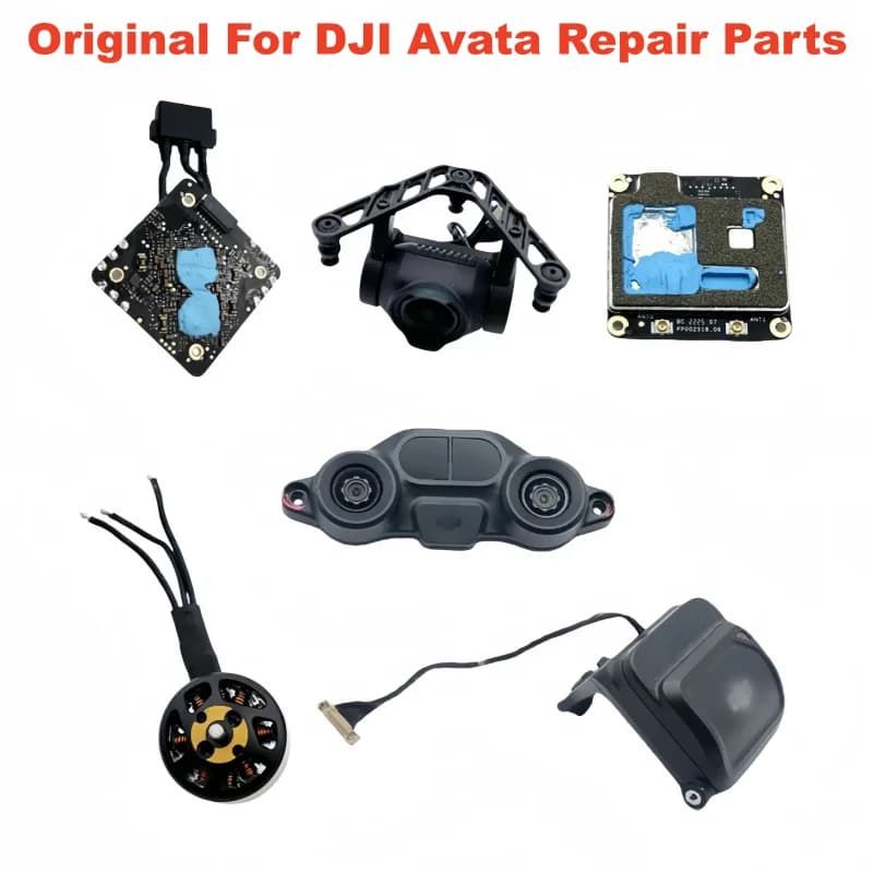 Parti di Ricambio Originali per DJI Avata: Fotocamera Gimbal/Scheda Principale/Motore del Braccio/Modulo ESC/Cavo Segnale PTZ per Accessori Drone Avata 1