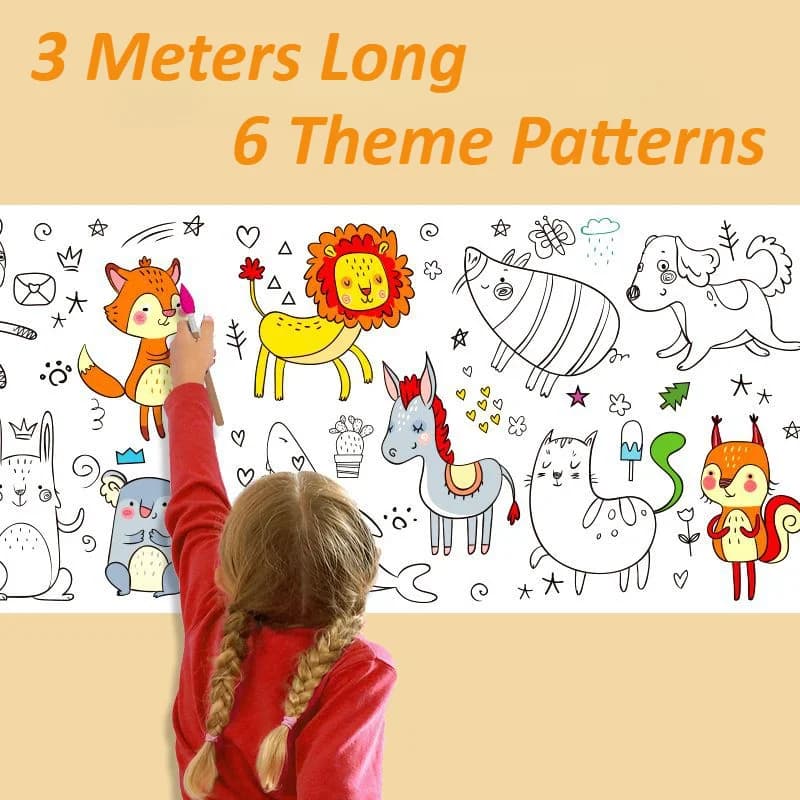 Coloring Paper, Coloring Paper, Coloring Paper, Coloring Paper, Coloring Paper, Graffiti Paper, Kids Educational Toys