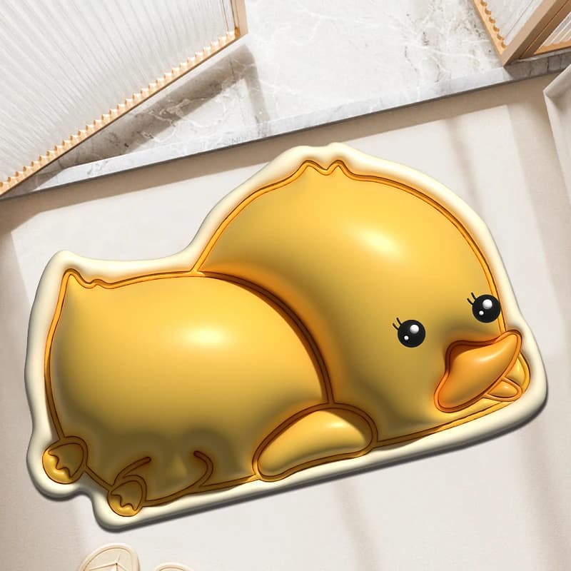 Cartoon bagno diatomea fango assorbente tappetino WC 3D tridimensionale panda espansione tappetino WC tappetino antiscivolo