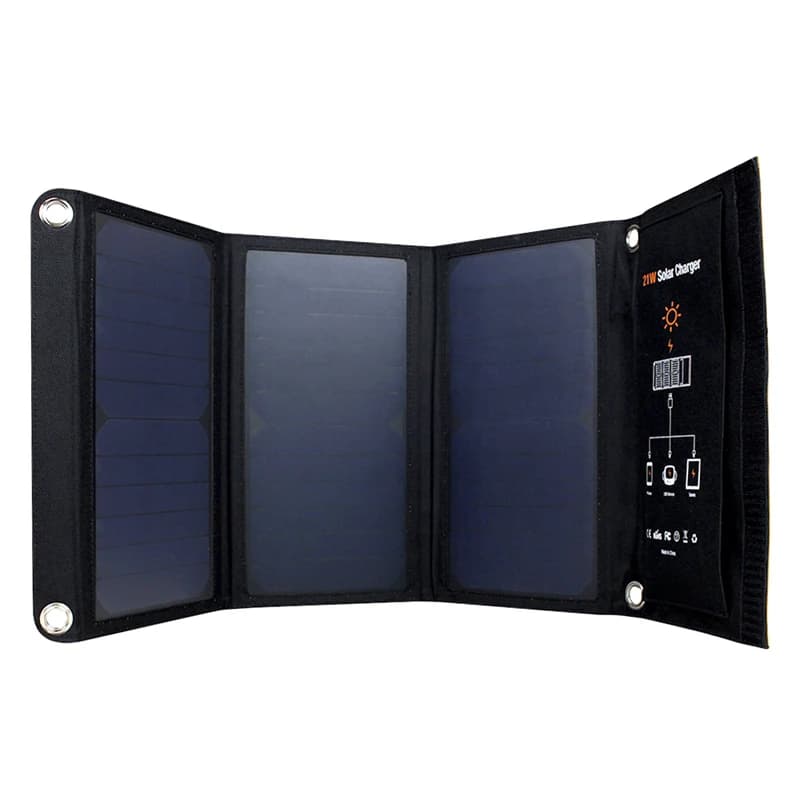 Caricatore portatile da pannello solare 80w 18v per campeggio
