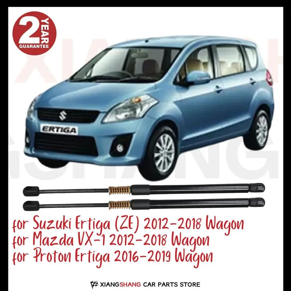 2 Pezzi Ammortizzatori a Gas per Apertura Automatica Posteriore con Molla per Suzuki Ertiga (ZE) 2012-2018 Wagon