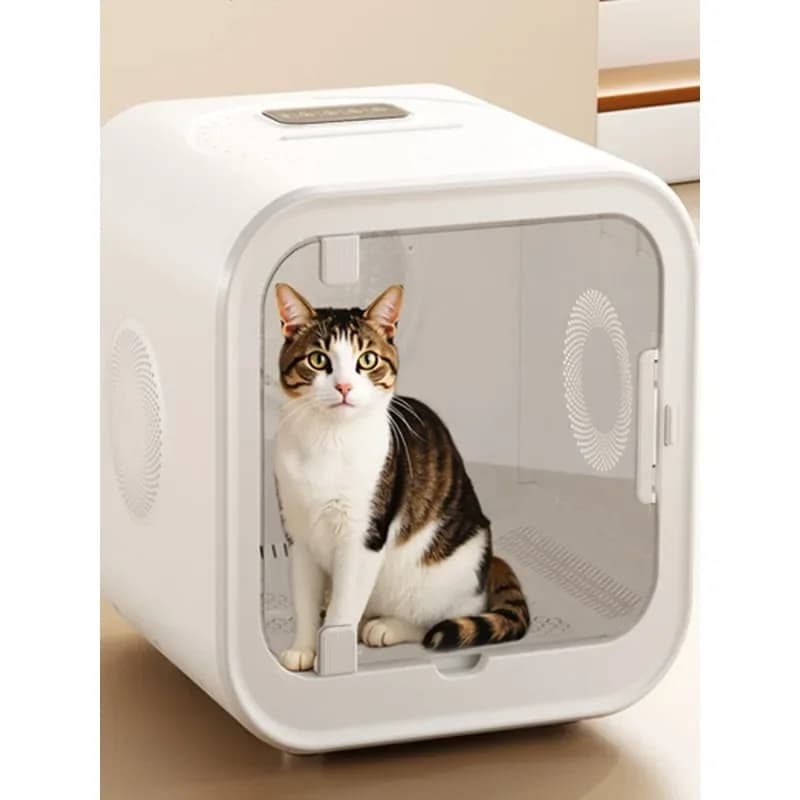 Automatic drying machine for pets, bath box and cat hair dryer